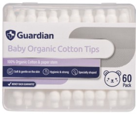 Guardian+Baby+Organic+Cotton+Tips+60+Pack