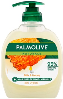 Palmolive-Naturals-Liquid-Hand-Wash-Milk-Honey-250mL on sale