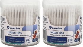 Guardian-Cotton-Tips-Paper-Stem-200-Pack on sale
