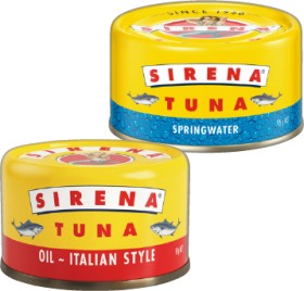 Sirena-Tuna-95g-Selected-Varieties on sale