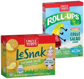 Uncle-Tobys-Le-Snak-Roll-Ups-6-Pack-or-Muesli-Bars-5-6-Pack-Selected-Varieties on sale