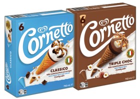 Streets-Cornetto-Ice-Cream-Cone-6-Pack-Selected-Varieties on sale