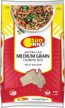 SunRice-Medium-Grain-Rice-5kg-Selected-Varieties on sale