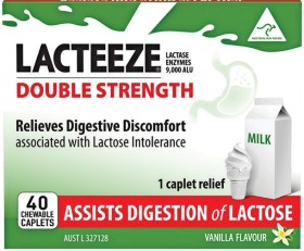 Lacteeze-Double-Strength-40-Chewable-Caplets on sale