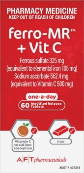 Ferro-MR-Vit-C-One-A-Day-60-Tablets on sale