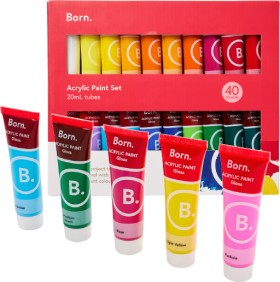 Born+Acrylic+Paint+Set+40+Pieces