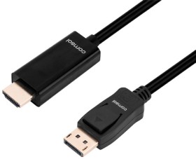 Keji+DisplayPort+Male+to+HDMI+Male+4K+Cable+2m