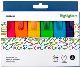 JBurrows-Chisel-Highlighters-Assorted-6-Pack on sale