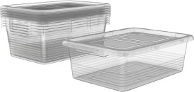 J.Burrows+10L+Storage+Container+6+Pack