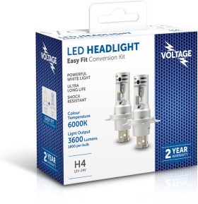 Voltage+Easy+Fit+LED+Headlight+Globes