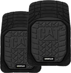 Caterpillar-Rubber-Floor-Mats-Black on sale
