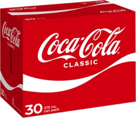 Coca-Cola-Soft-Drink-30x375mL on sale