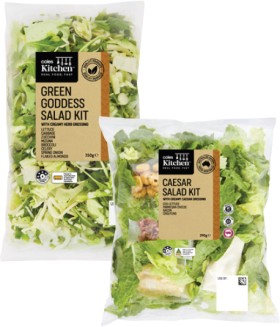 Coles+Kitchen+Caesar+Salad+Kit+290g+or+Green+Goddess+Salad+Kit+350g