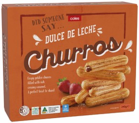 Coles+Frozen+Dulce+De+Leche+Churros+240g