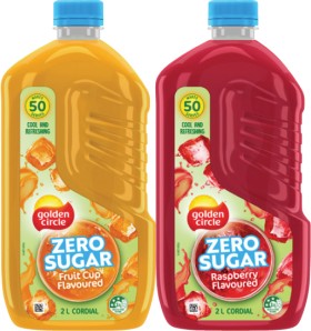 Golden-Circle-Zero-Sugar-Cordial-2-Litre on sale