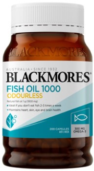 Blackmores-Odourless-Fish-Oil-1000mg-Capsules-200-Pack on sale