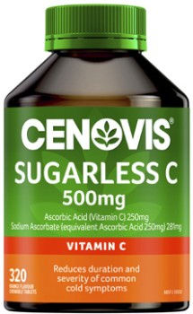Cenovis+Sugarless+C+500mg+Chewable+Tablets+320+Pack