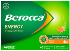 Berocca+Energy+Effervescent+Tablets+45+Pack