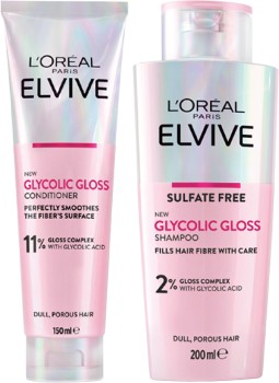 L%26%23039%3BOr%26eacute%3Bal+Elvive+Glycolic+Gloss+Shampoo+200mL+or+Conditioner+150mL
