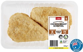 Coles+RSPCA+Approved+Chicken+Breast+Schnitzel+600g