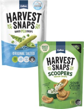 Calbee+Harvest+Snaps+Pea+Crisps+120g+or+Scoopers+90g
