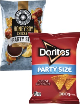 Red-Rock-Deli-Smiths-Crinkle-Cut-Chips-or-Doritos-Corn-Chips-290g-380g on sale