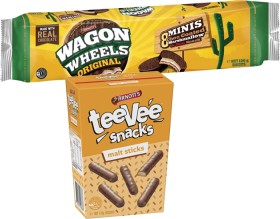 Arnotts-TeeVee-Snacks-or-Wagon-Wheels-Biscuits-175g-190g on sale