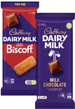 Cadbury-Dairy-Milk-Block-Chocolate-160g-190g on sale