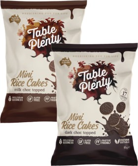 Table-of-Plenty-Sweet-Topped-Mini-Rice-Cakes-60g on sale