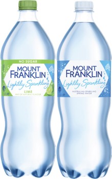 Mt+Franklin+Lightly+Sparkling+Water+1.25+Litre