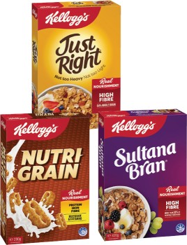 Kellogg%26%23039%3Bs+Nutri+Grain+290g%2C+Just+Right+460g+or+Sultana+Bran+420g