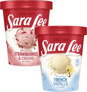 Sara+Lee+Ice+Cream+Tub+1+Litre