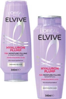 L%26%23039%3BOr%26eacute%3Bal+Elvive+Hyaluron+Plump+Shampoo+or+Conditioner+340mL