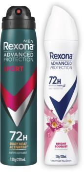 Rexona+Advanced+72hr+Aerosol+Deodorant+220mL