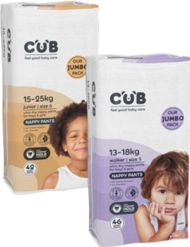CUB+Nappy+Pants+Size+4-6+Jumbo+42+Pack-50+Pack