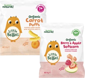 Little-Bellies-Soft-Corn-8g-or-Puffs-12g on sale