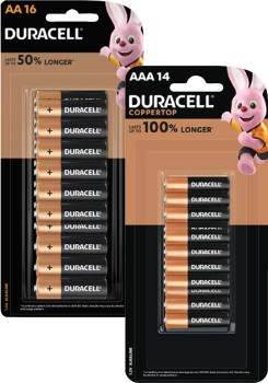 Duracell-Coppertop-Batteries-AA-16-Pack-or-AAA-14-Pack on sale