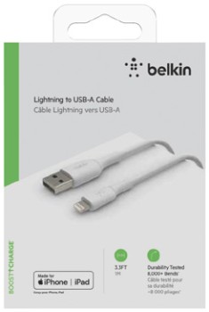 Belkin+USB+A+Lightning+Cable+White+1+Pack