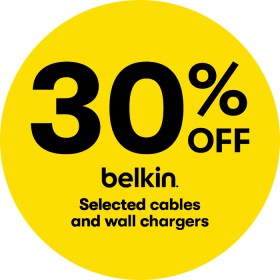 30-off-Selected-Belkin-Cables-and-Wall-Chargers on sale