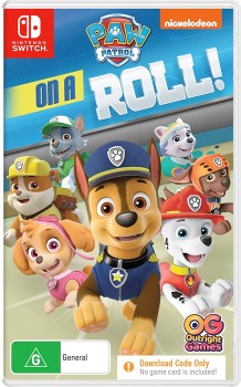 Nintendo-Switch-Paw-Patrol-On-a-Roll-Code-In-Box on sale