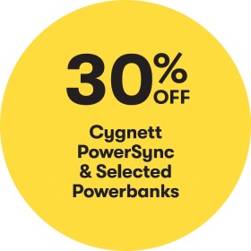 30-off-PowerSync-Selected-Powerbanks on sale