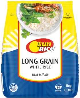 SunRice-Long-Grain-White-Rice-1kg on sale