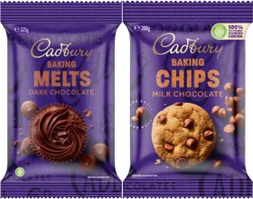 Cadbury+Baking+Chocolate+Chips+200g%2C+Melts+225g+or+Block+180g+Selected+Varieties