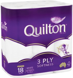 Quilton+Toilet+Tissue+3+Ply+18+Pack