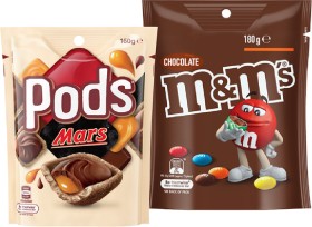 MMs-120180g-Pods-160g-or-Maltesers-120140g-Share-Pack-Selected-Varieties on sale