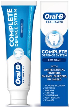 Oral%E2%80%91B+Pro%E2%80%91Health+Complete+Defence+System+Deep+Clean+Toothpaste+110g