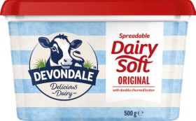 Devondale+Spreadable+Butter+500g+Selected+Varieties