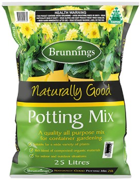 Brunnings-Potting-Mix-or-Pine-Bark-25-Litre-Selected-Varieties on sale