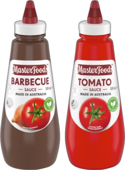 MasterFoods-Tomato-or-Barbecue-Squeezy-Sauce-475500mL-Selected-Varieties on sale