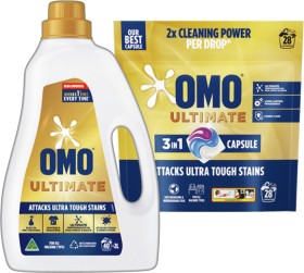 OMO+Expert+Laundry+Liquid+2+Litre%2C+Capsules+28+Pack+or+Powder+2kg+Selected+Varieties